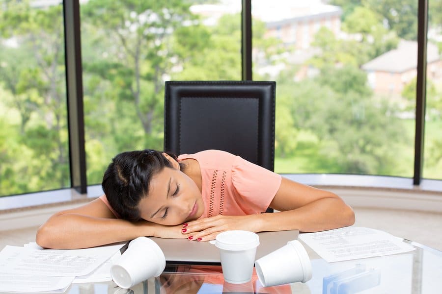 lady napping due to java assignment